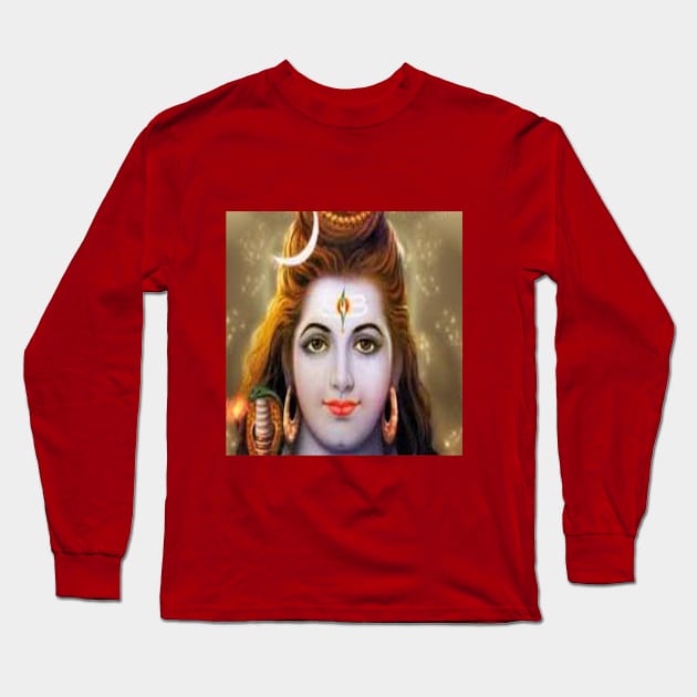 mahadev Long Sleeve T-Shirt by paulashish